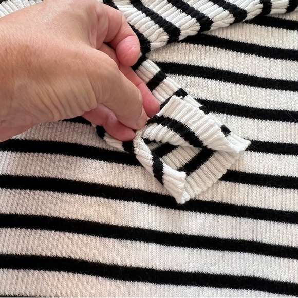Rag & Bone Kate Turtleneck Sweater Mini Dress Cashmere Blend Striped Long sleeve - Picture 6 of 16